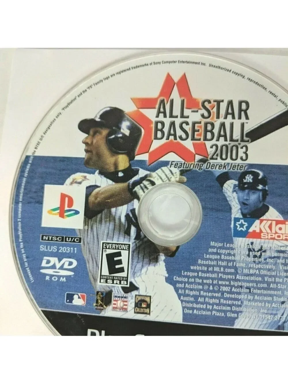 Sony PlayStation 2 All Star Baseball 2003 Game